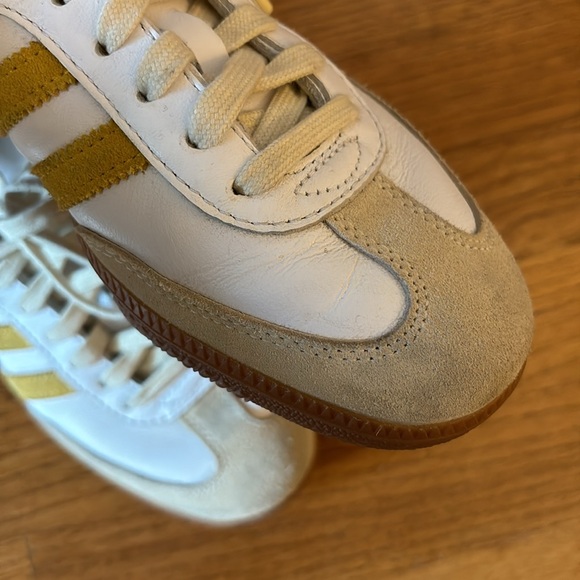 Adidas Samba OG "SPORTY & RICH - White Bold Gold" sneakers size US 6 - Picture 10 of 11